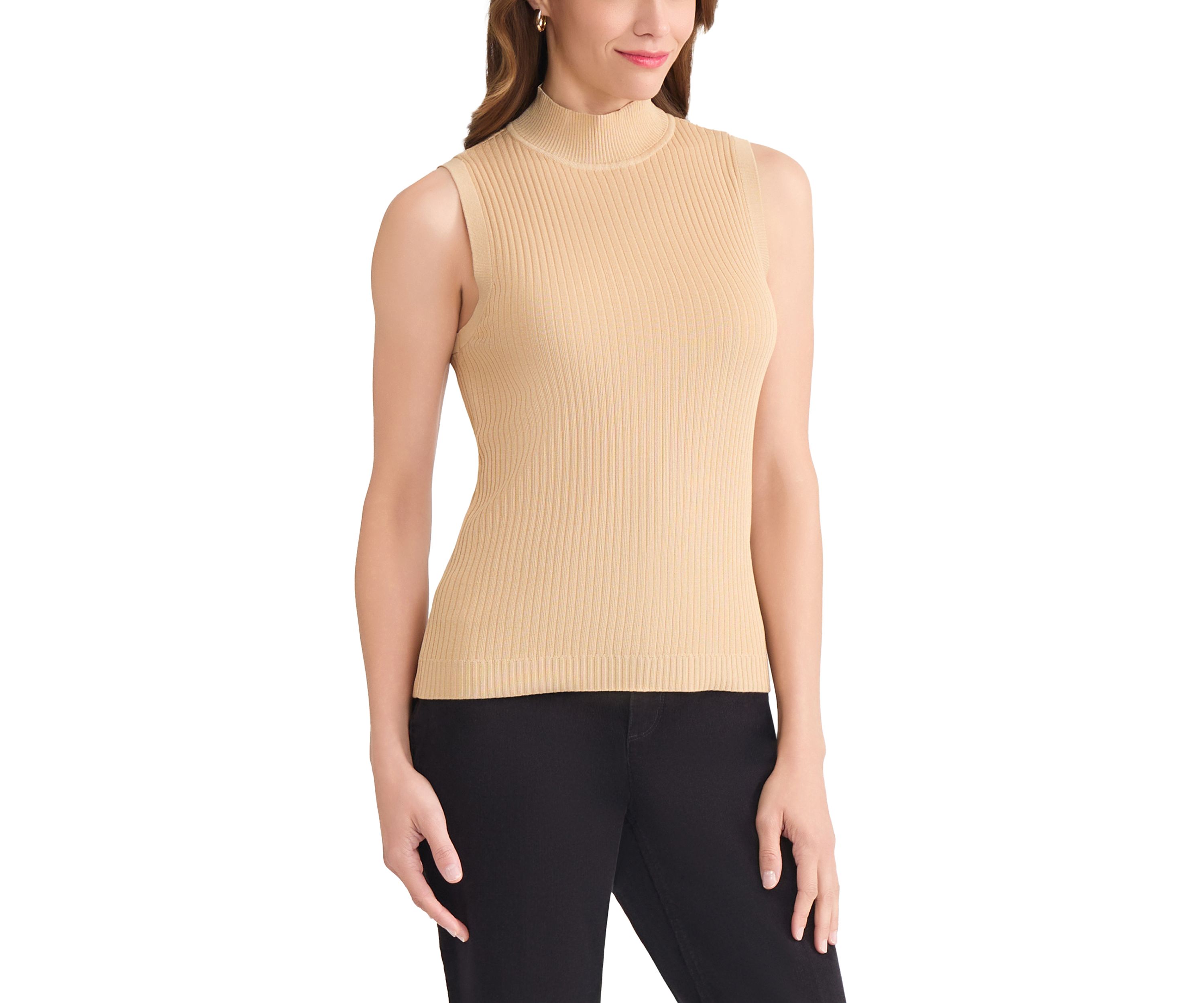 Womens Sutton Mock Neck Tank