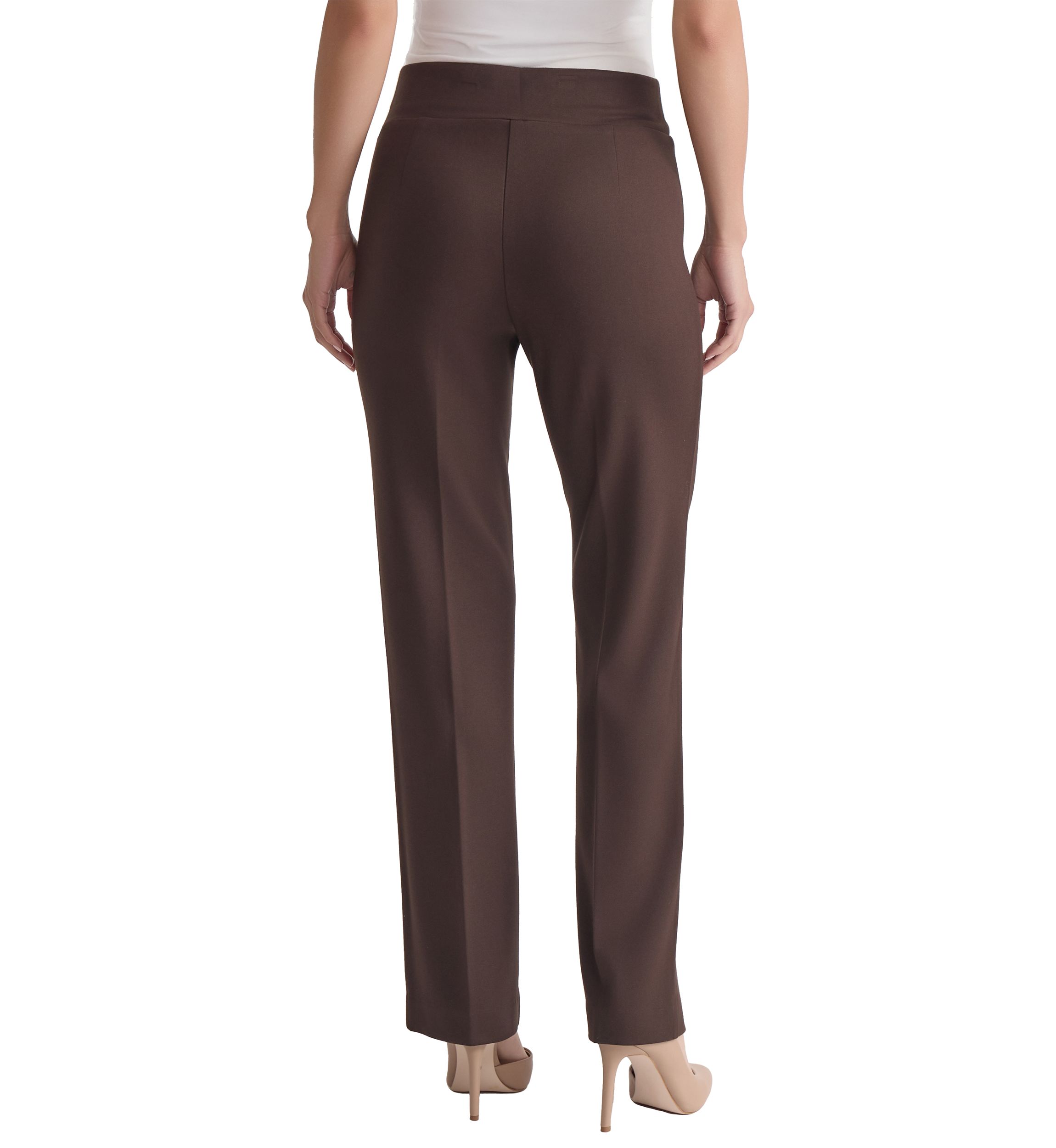 Petite Pull On Pintuck Trousers