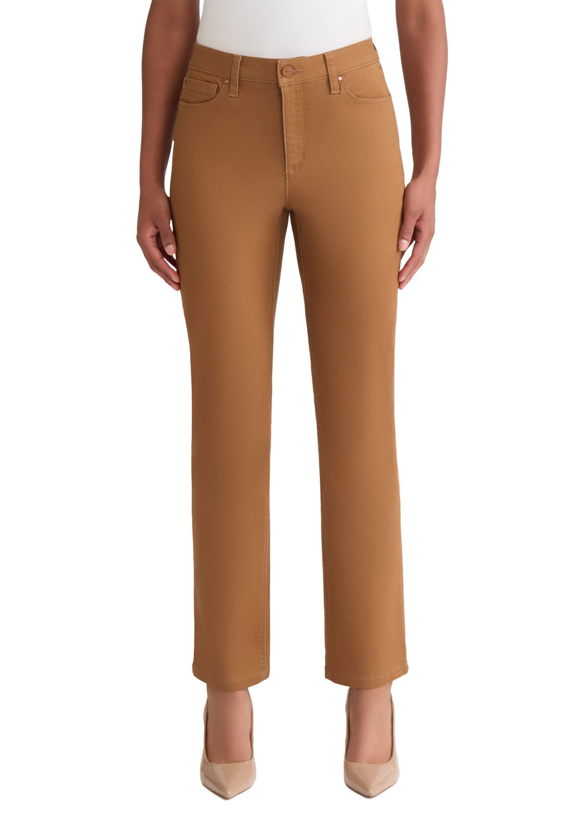 Petite Lexington Straight Denim Jeans