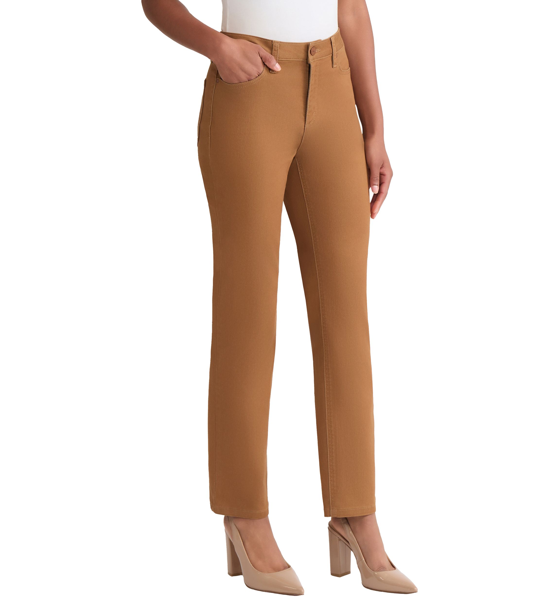 Petite Lexington Straight Denim Jeans