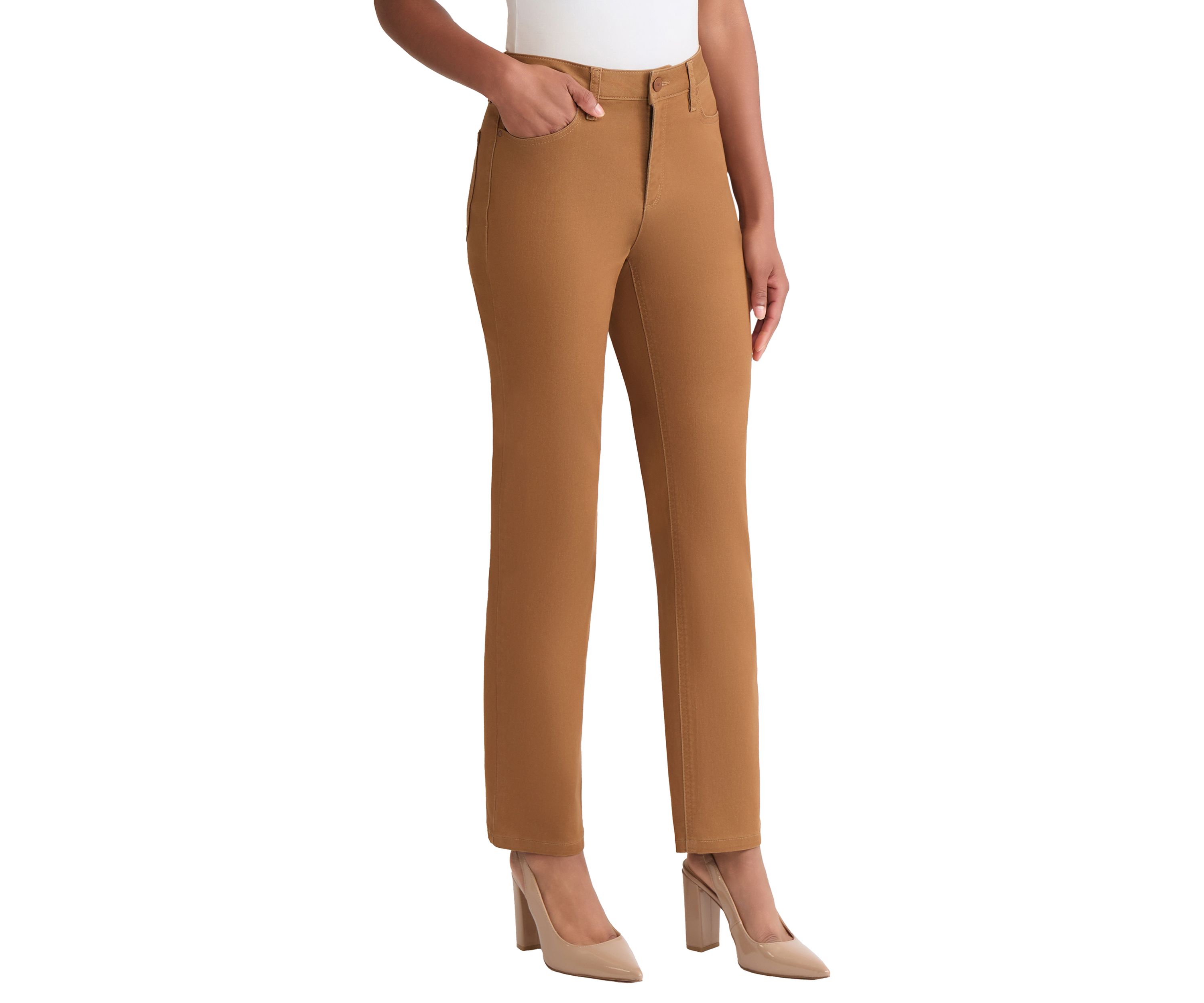 Petite Lexington Straight Denim Jeans