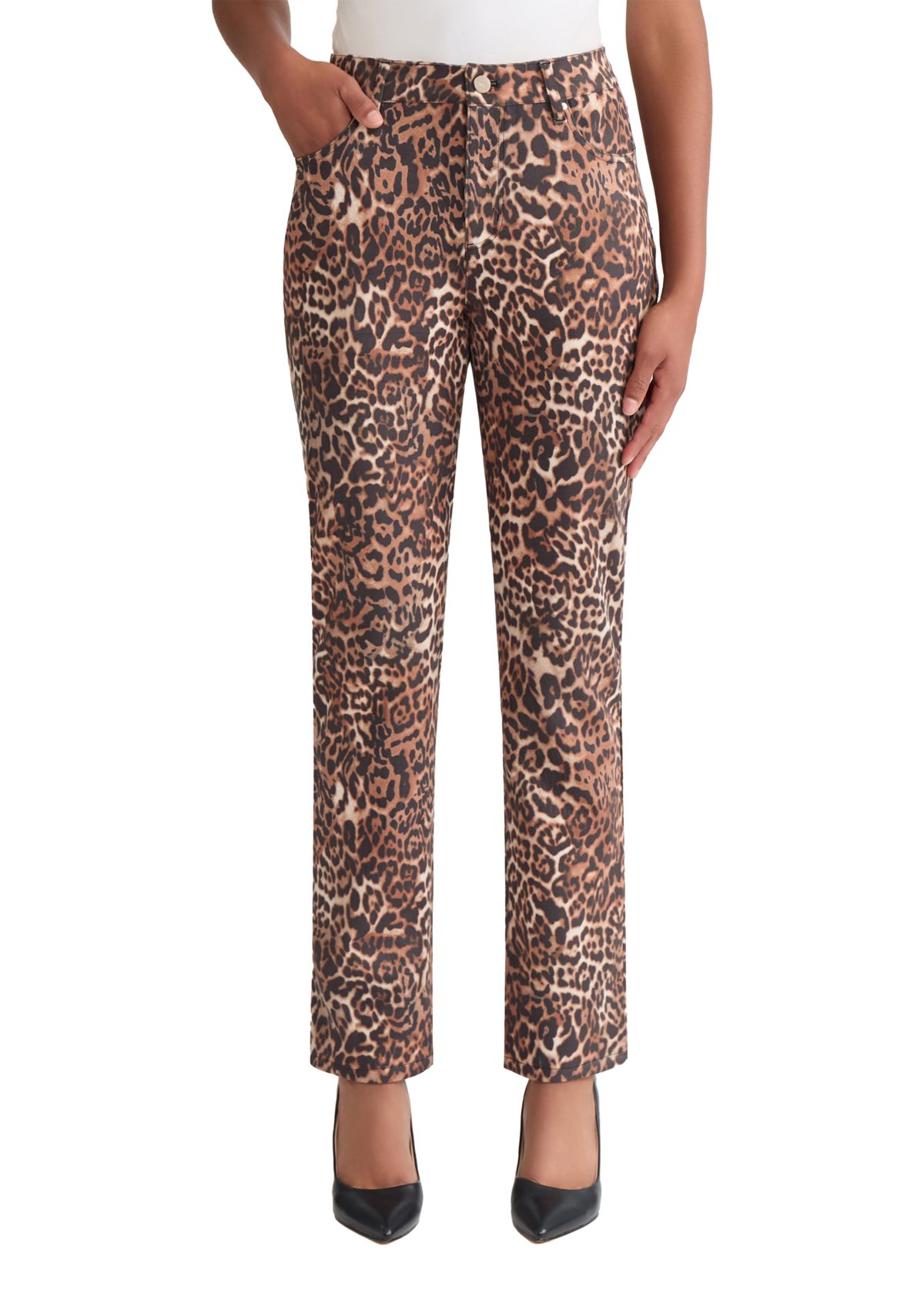Womens Lexington Printed Denim Pants