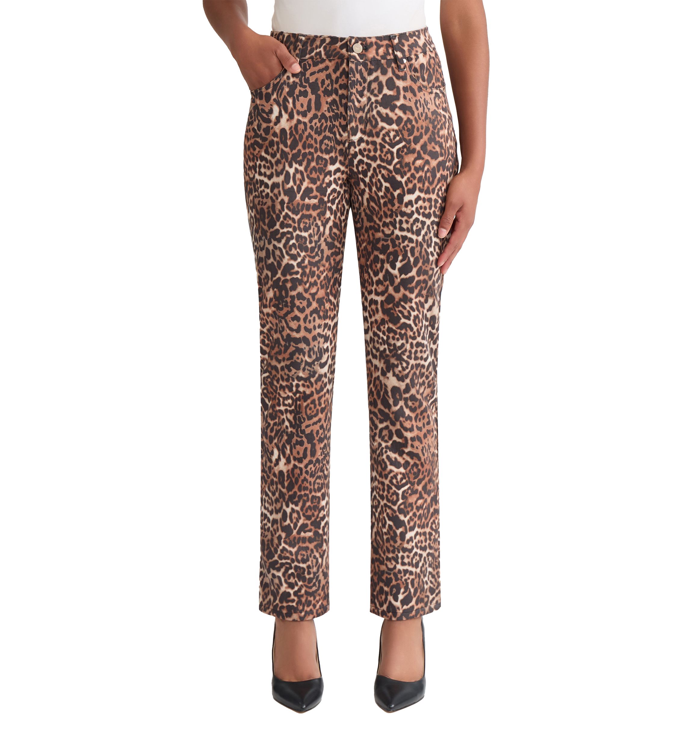 Womens Lexington Printed Denim Pants