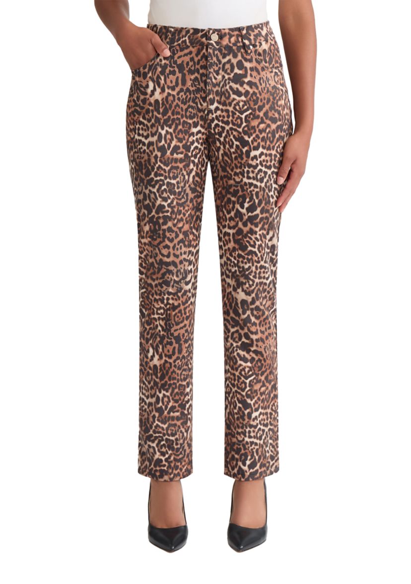 Womens Lexington Printed Denim Pants