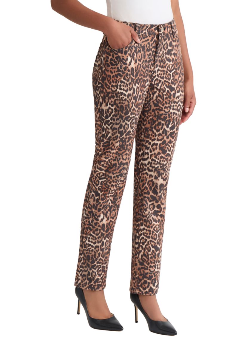 Womens Lexington Printed Denim Pants