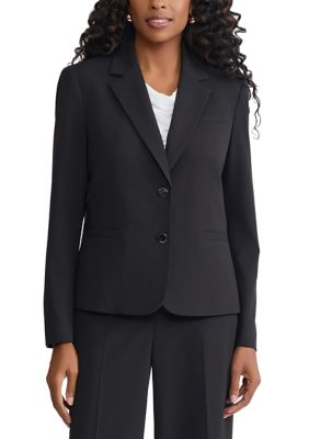 JONES NEW YORK Women's 2 Button Notch Collar Jacket