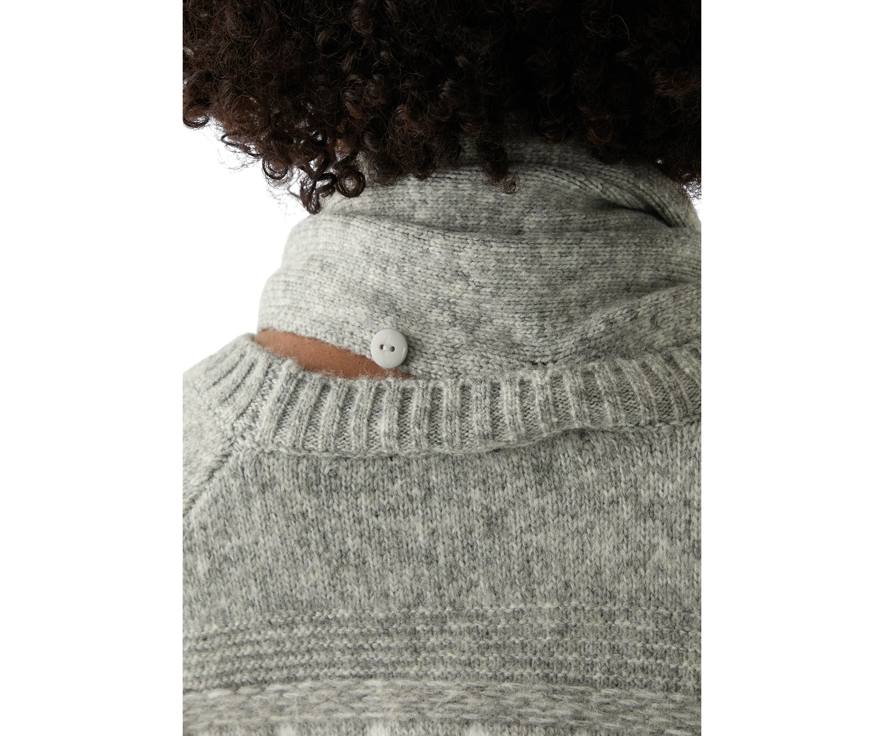 Womens Printed Sweater with Scarf