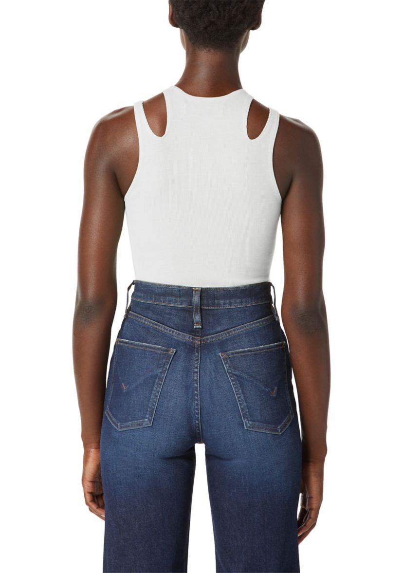  Womens Sleeveless Cutout Tank 