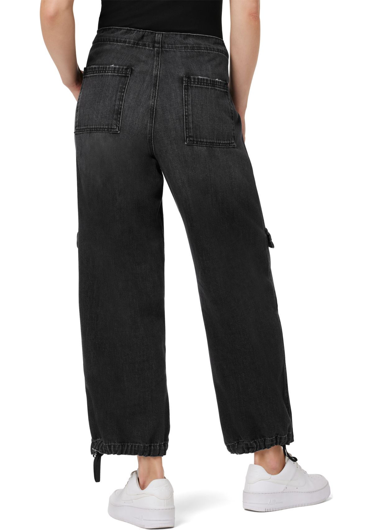 Womens Drawstring Parachute Pants