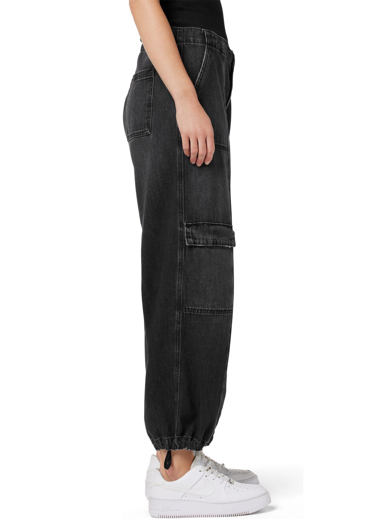 Womens Drawstring Parachute Pants