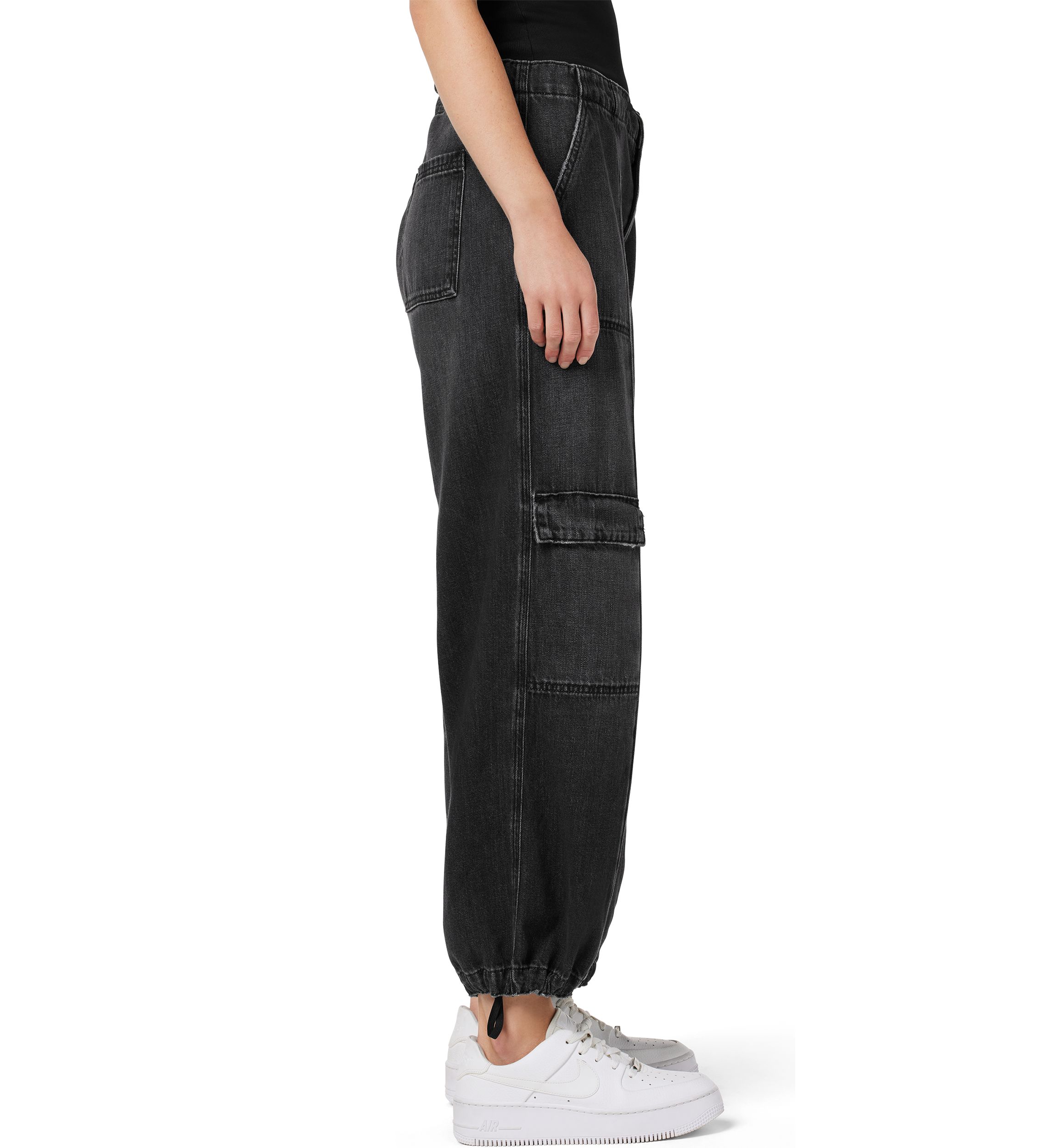 Womens Drawstring Parachute Pants