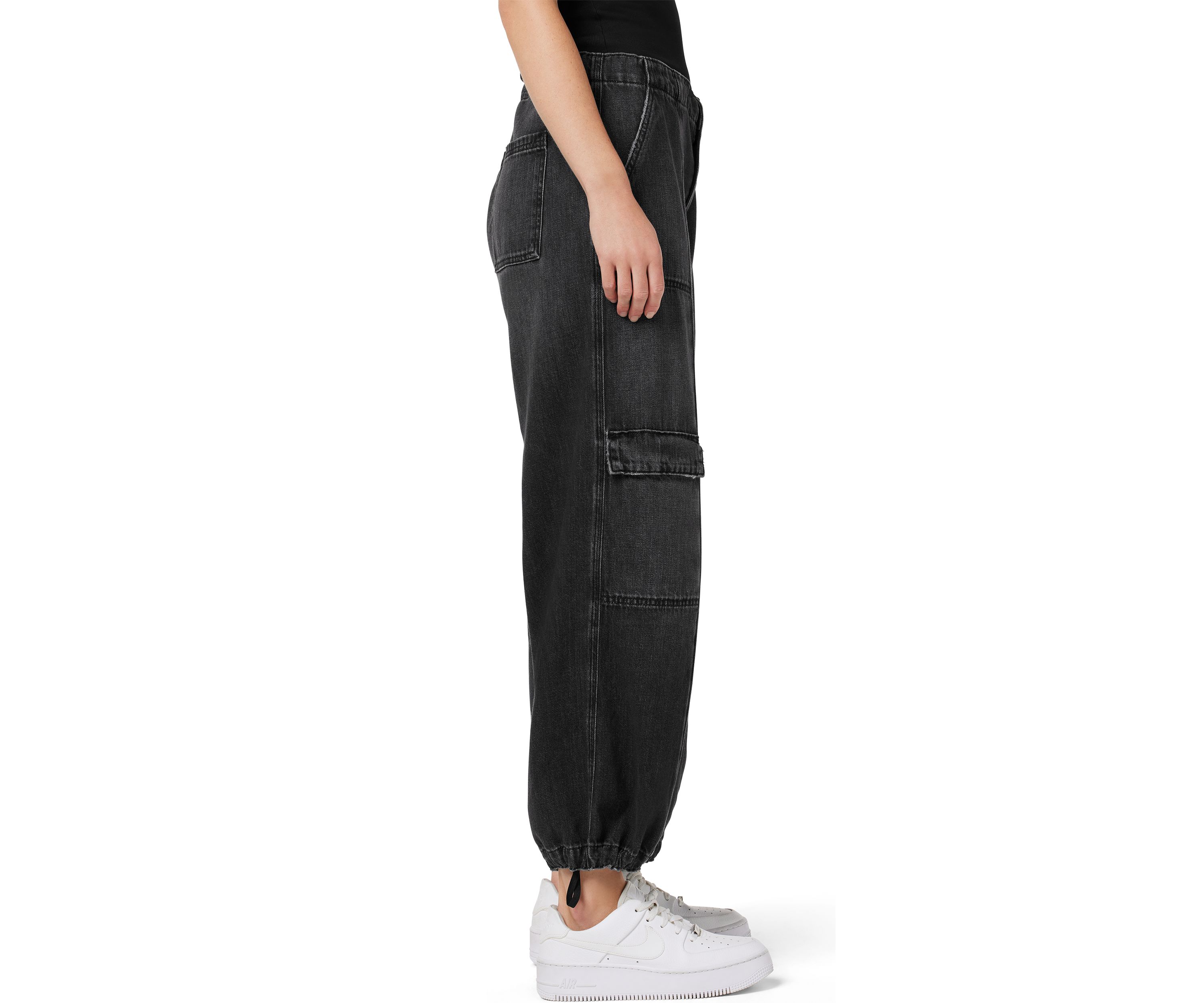 Womens Drawstring Parachute Pants