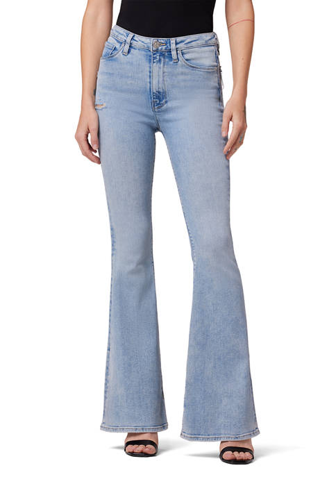 Hudson Womens Holly High Rise Flare Jeans