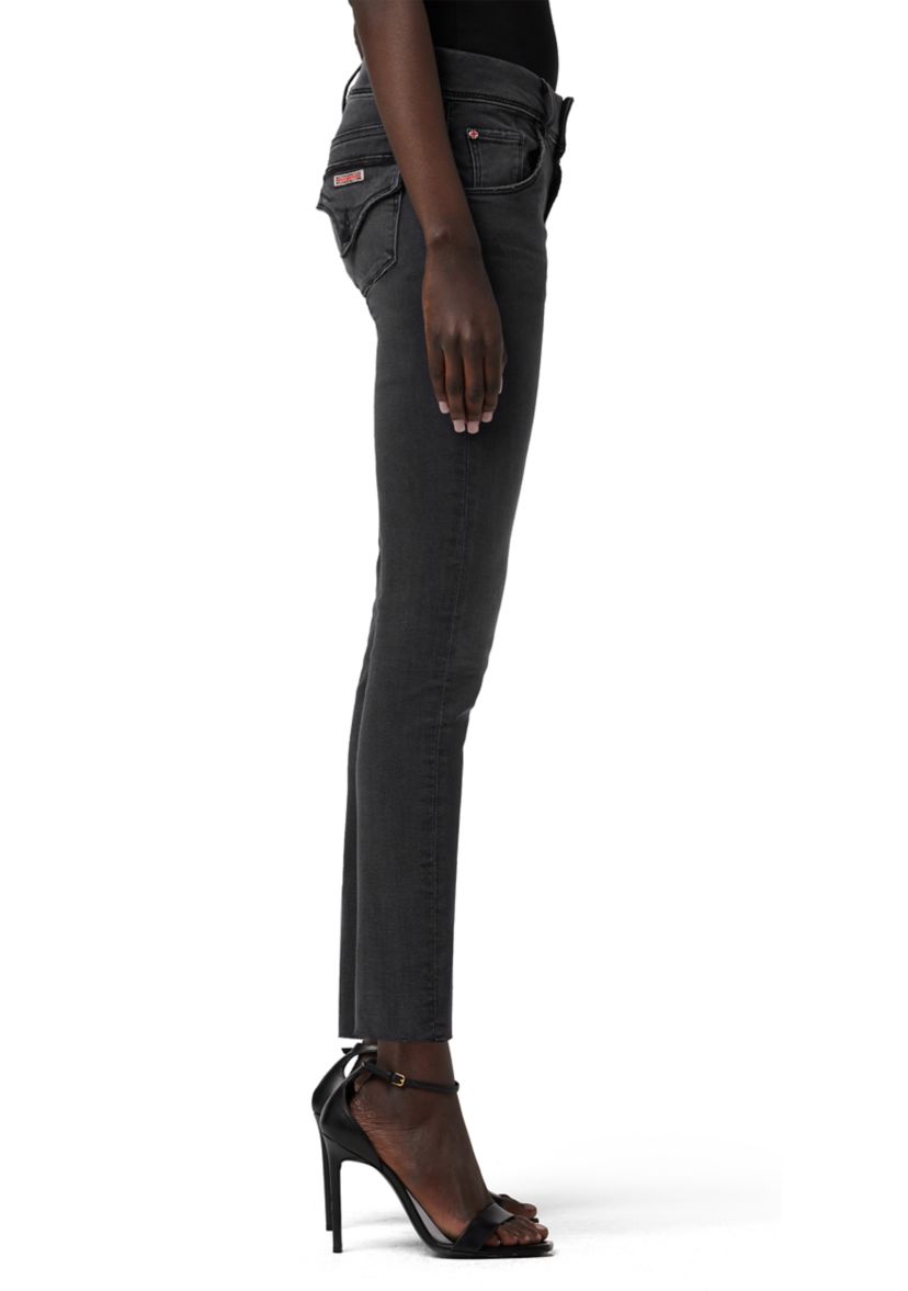 Womens Mid Rise Skinny Ankle Jeans 