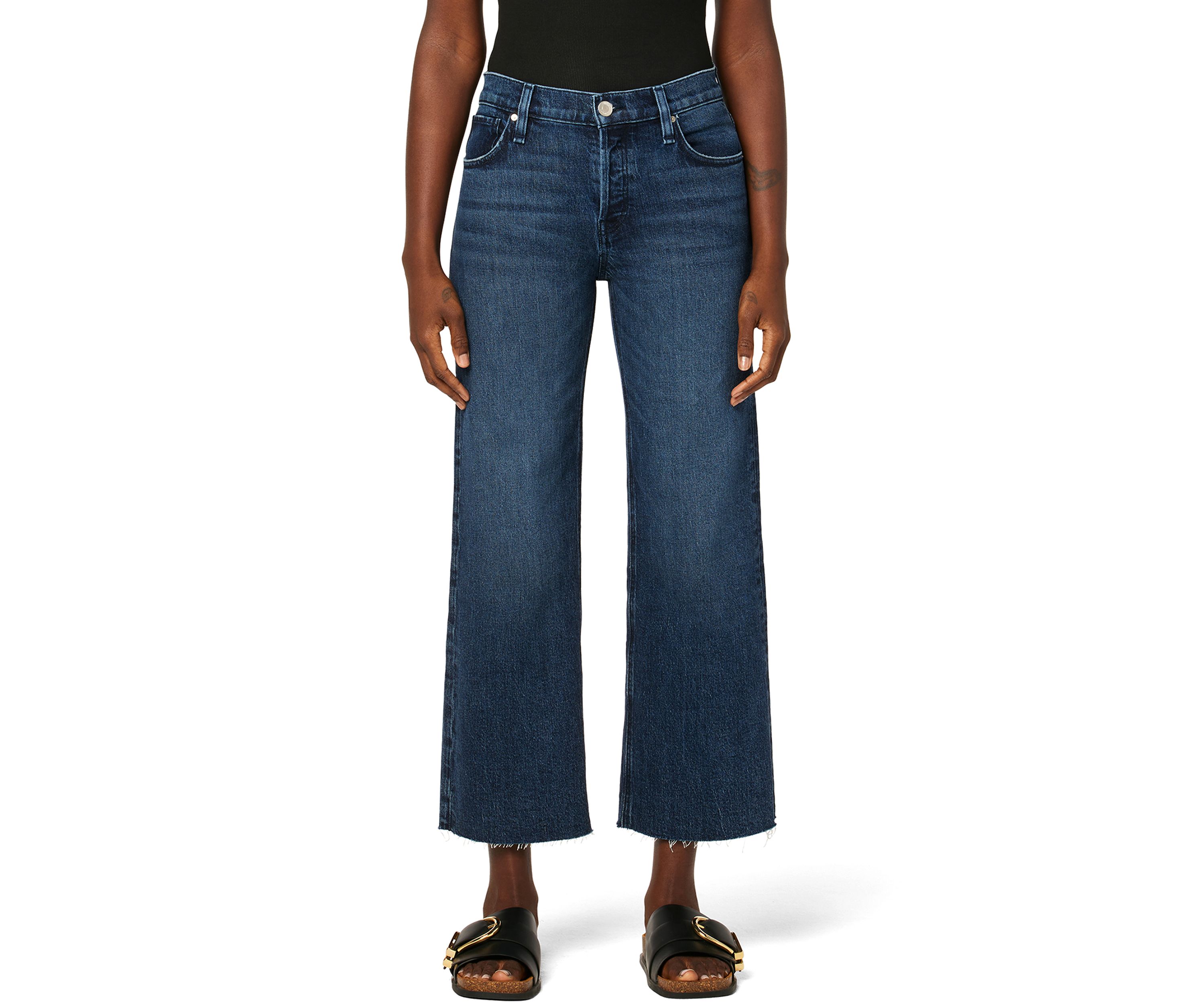 Womens Rosie High Rise Cropped Jeans