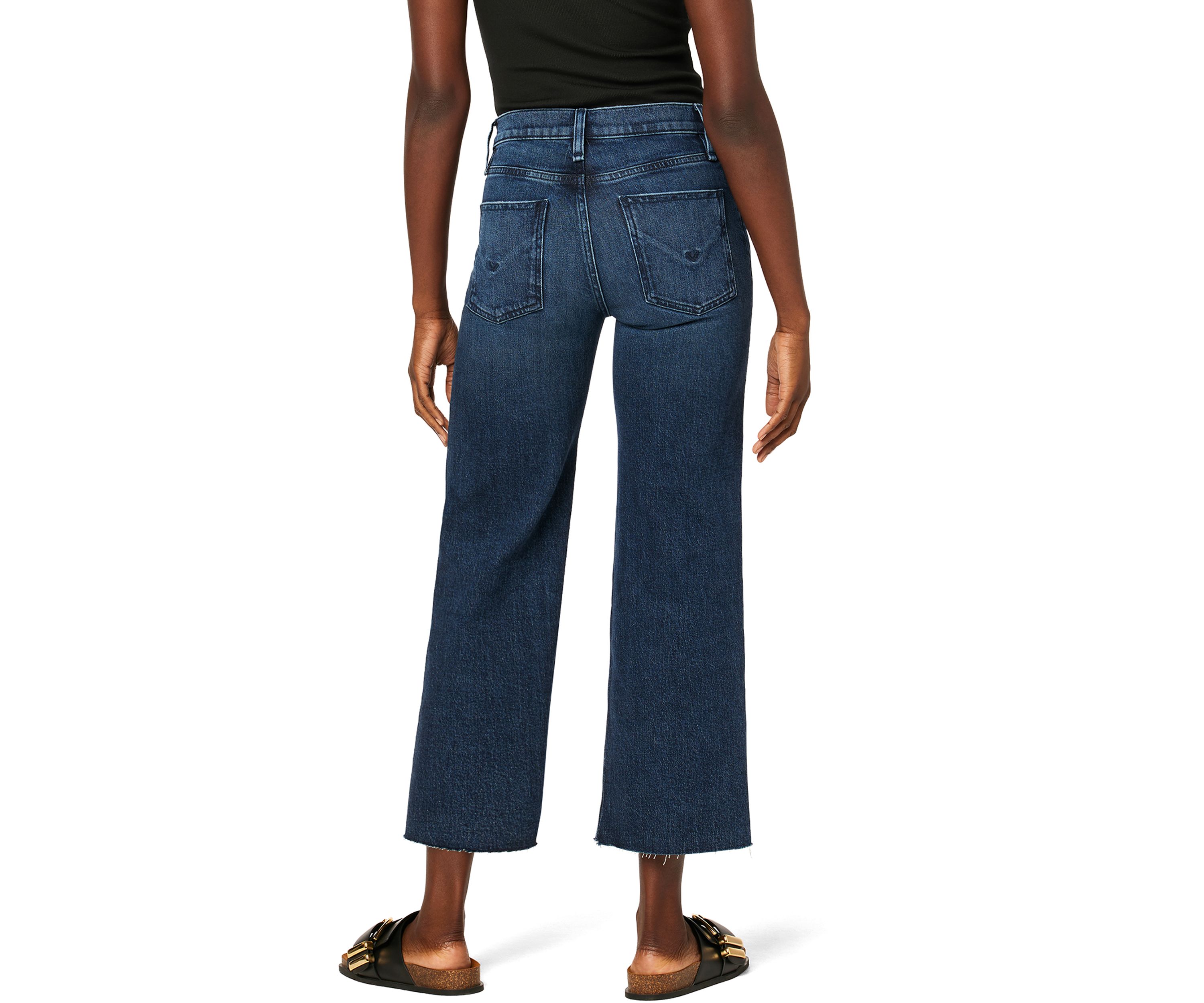 Womens Rosie High Rise Cropped Jeans