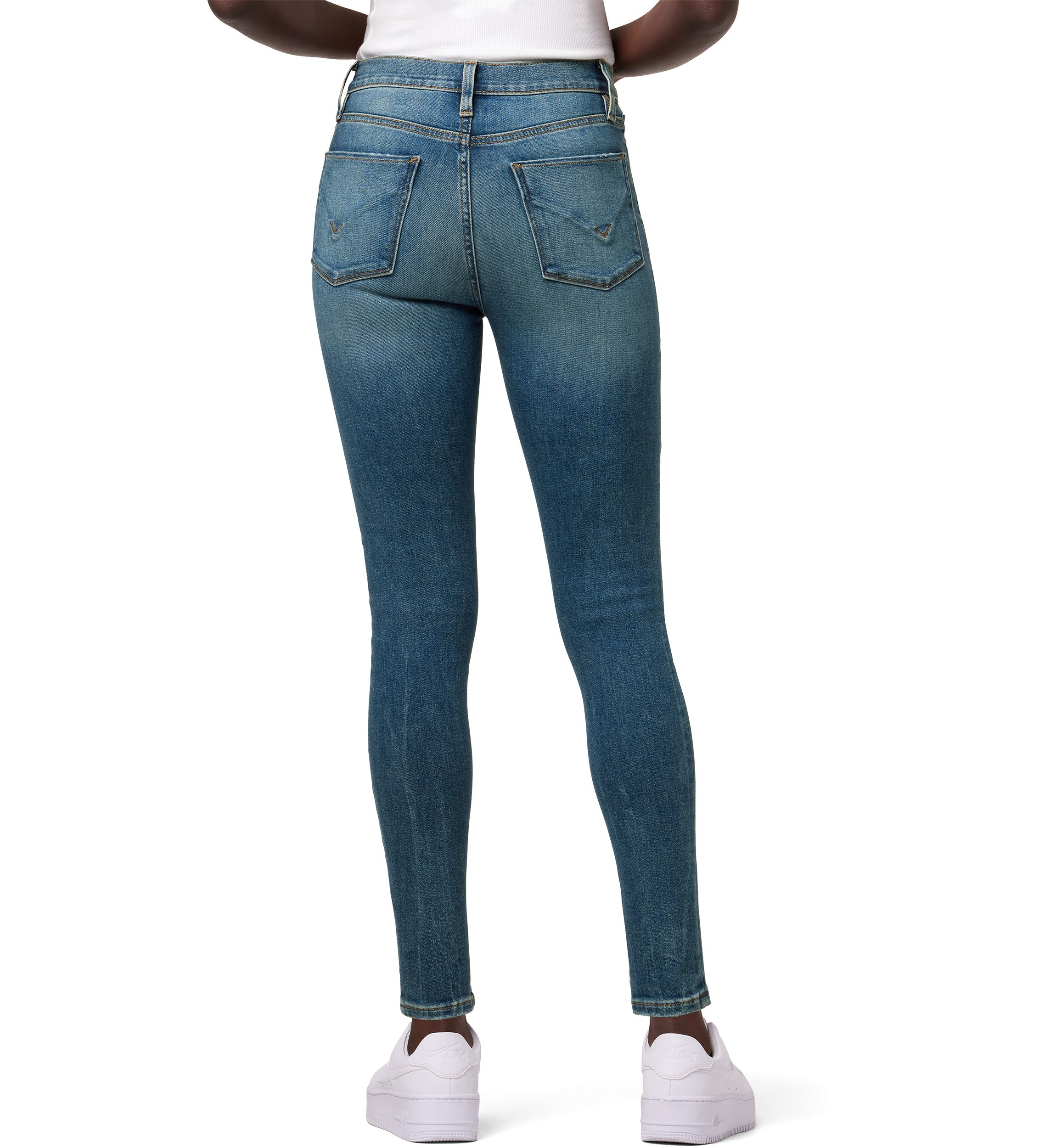 Womens Barbara High Rise Super Skinny Ankle Jeans