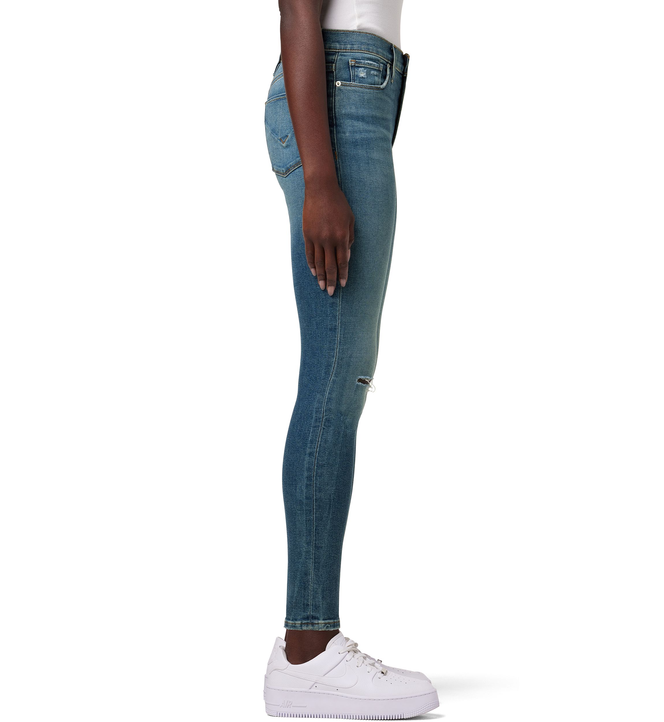 Womens Barbara High Rise Super Skinny Ankle Jeans
