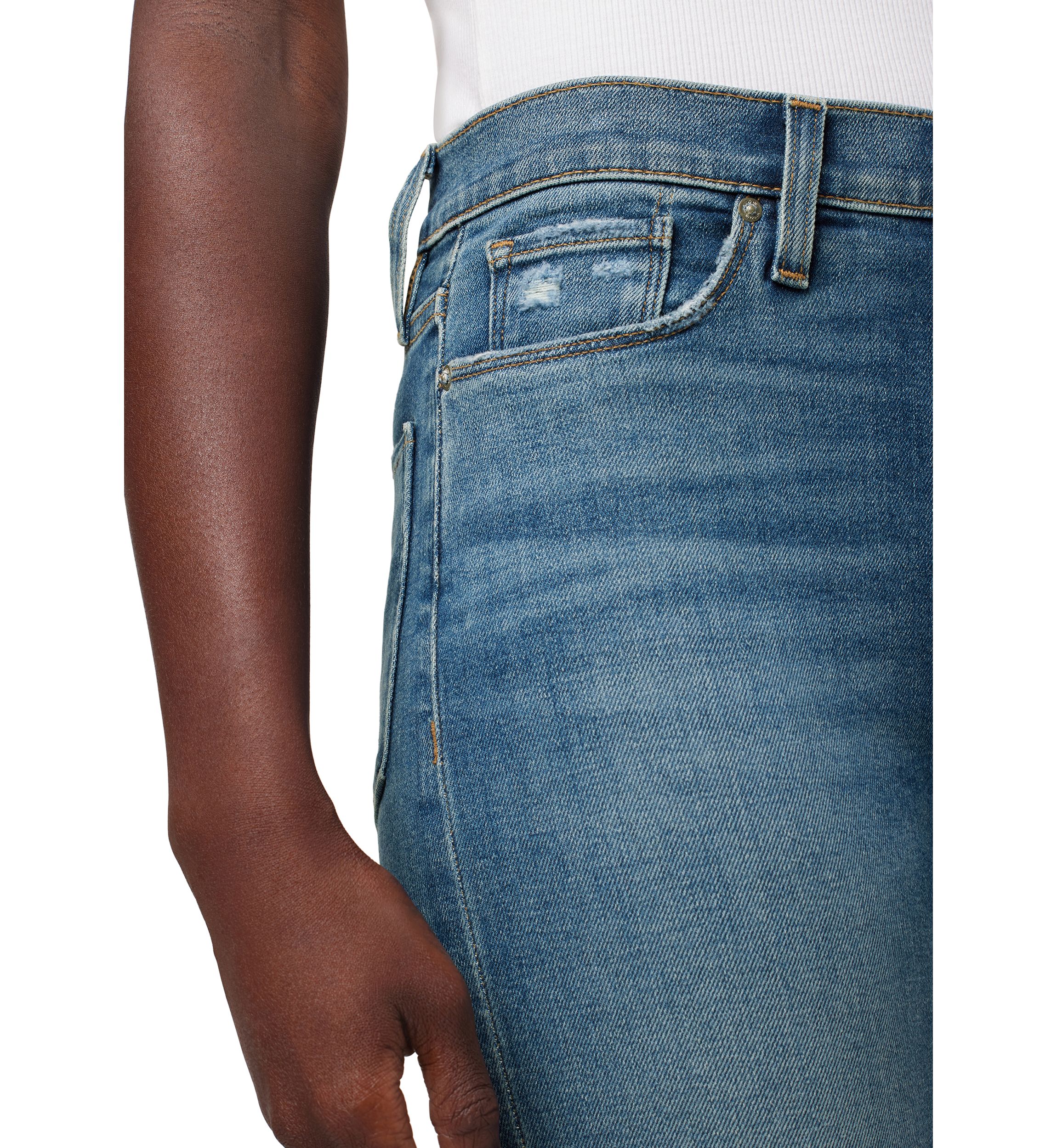 Womens Barbara High Rise Super Skinny Ankle Jeans