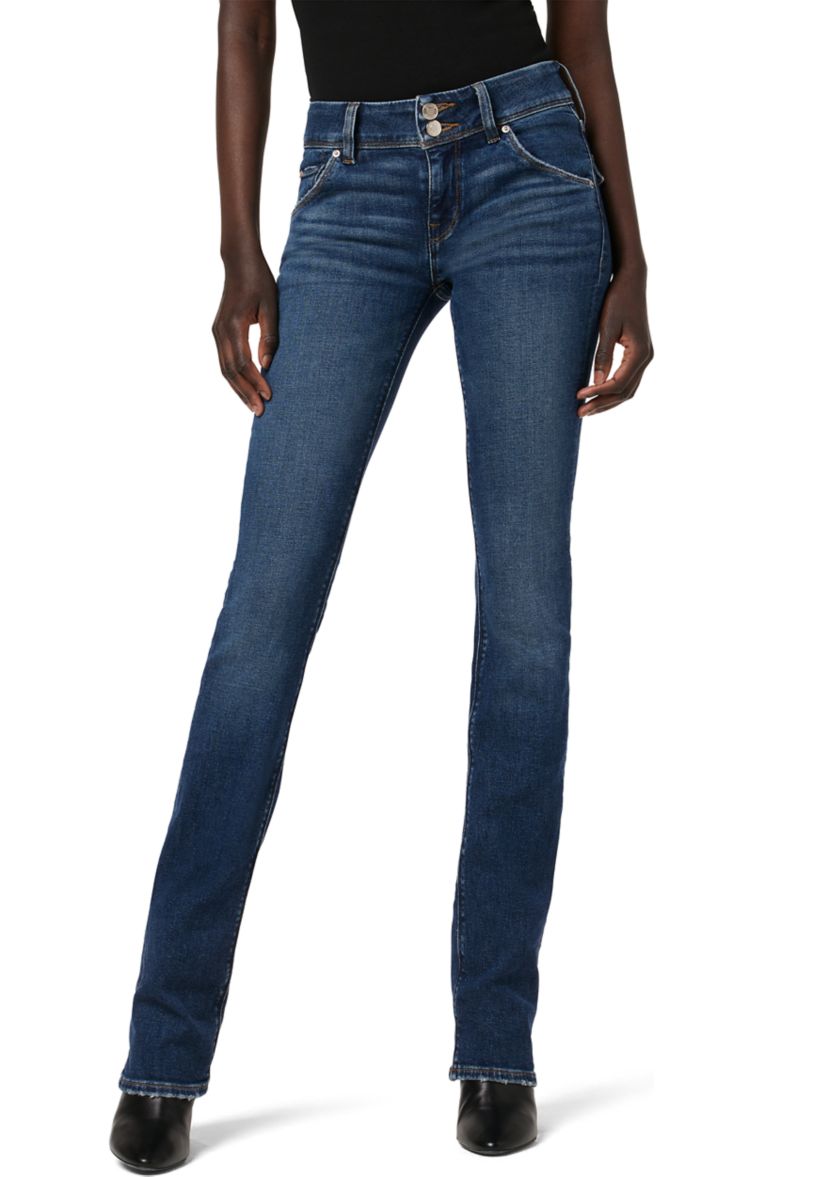 Womens Beth Mid Rise Baby Bootcut Jeans