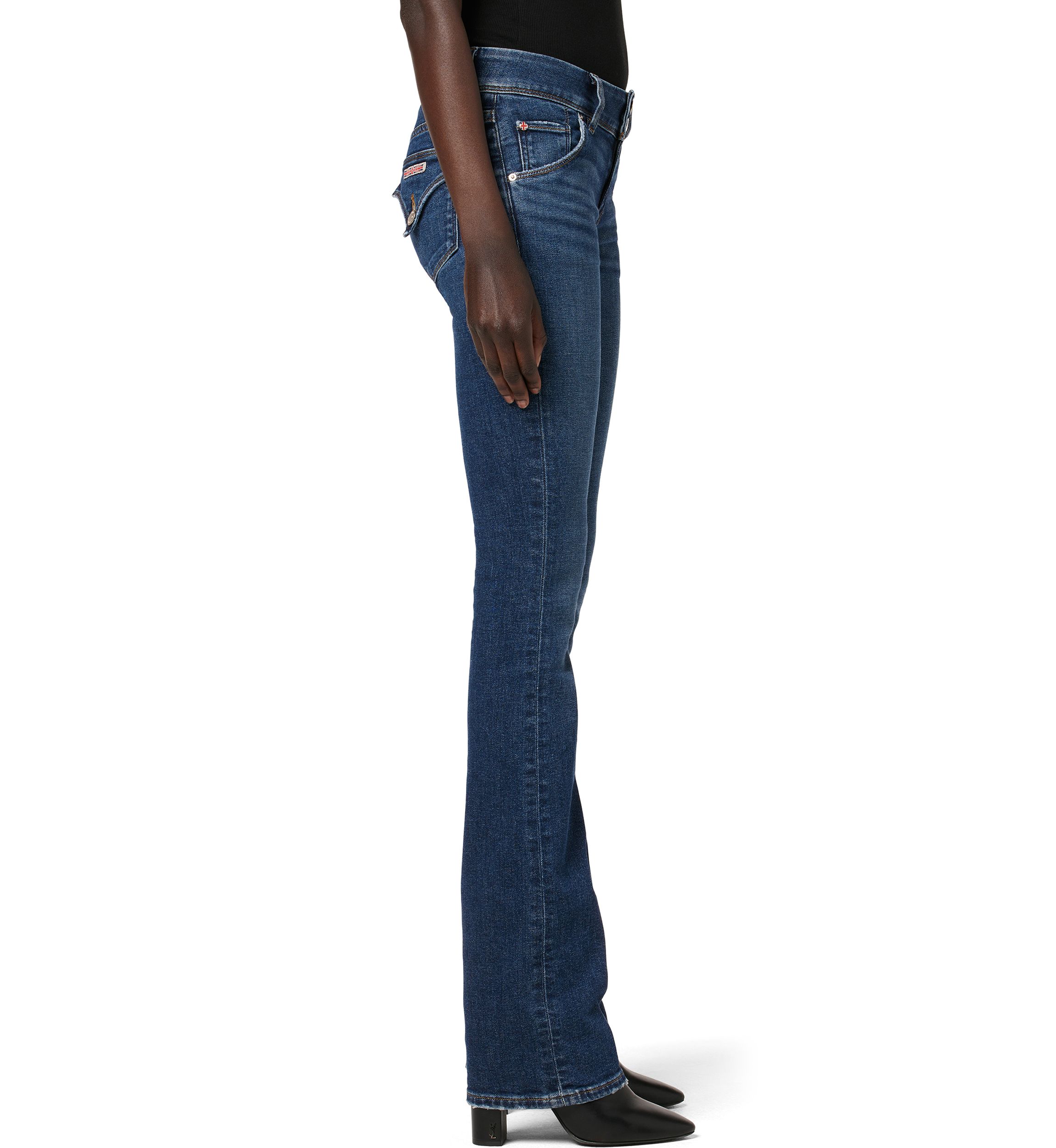 Womens Beth Mid Rise Baby Bootcut Jeans