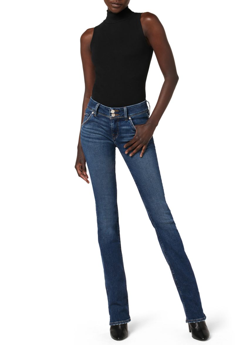 Womens Beth Mid Rise Baby Bootcut Jeans