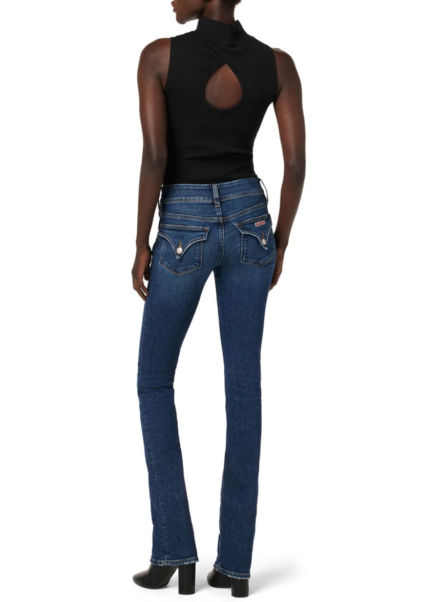Womens Beth Mid Rise Baby Bootcut Jeans