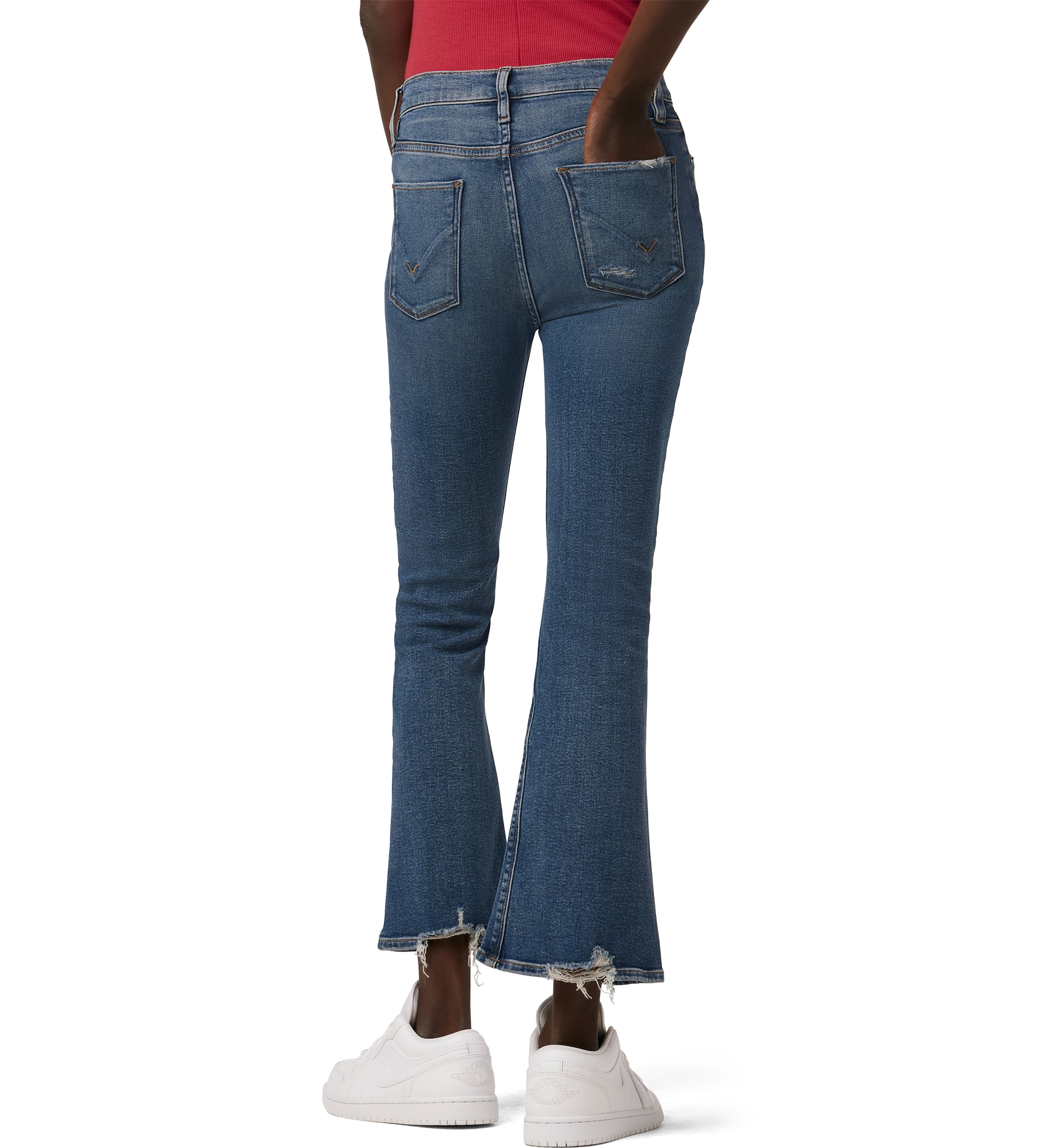 Womens High Rise Bootcut Jeans
