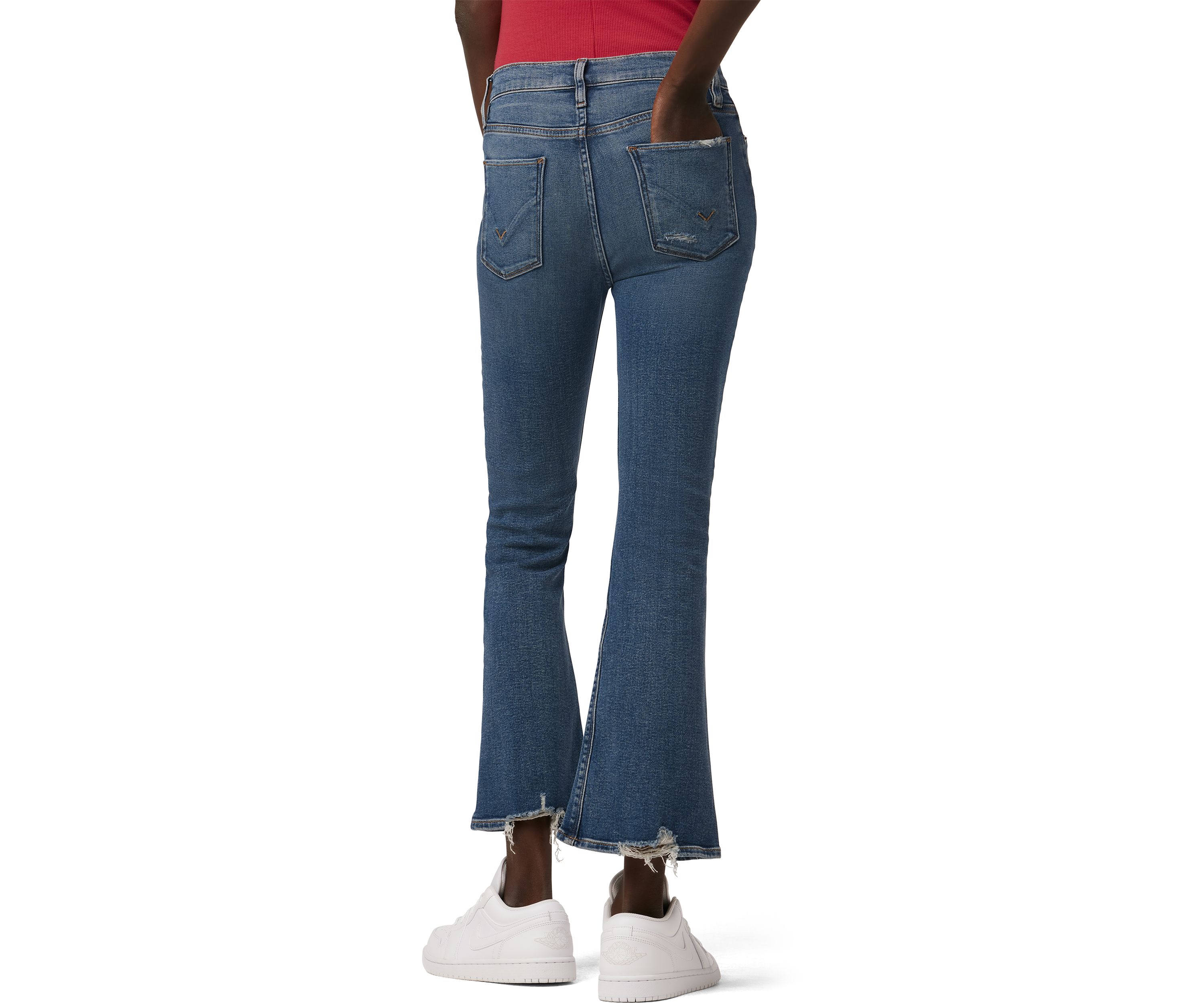 Womens High Rise Bootcut Jeans