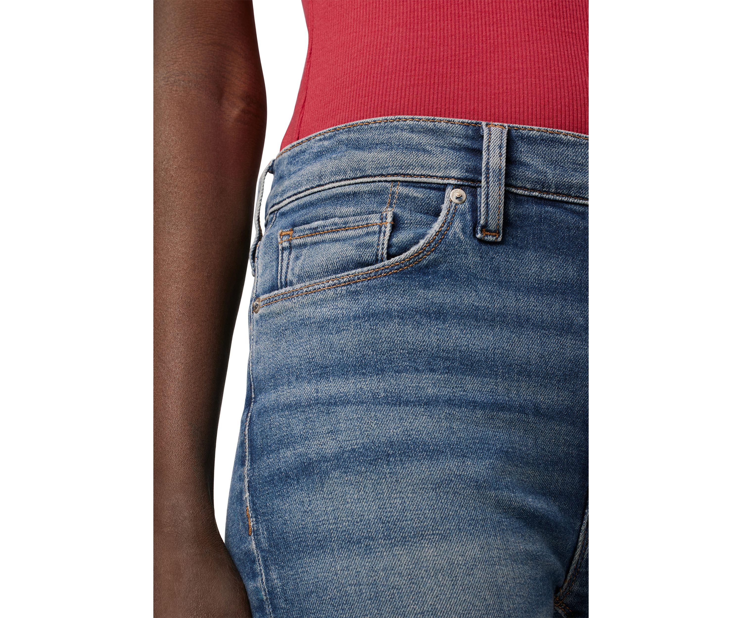 Womens High Rise Bootcut Jeans