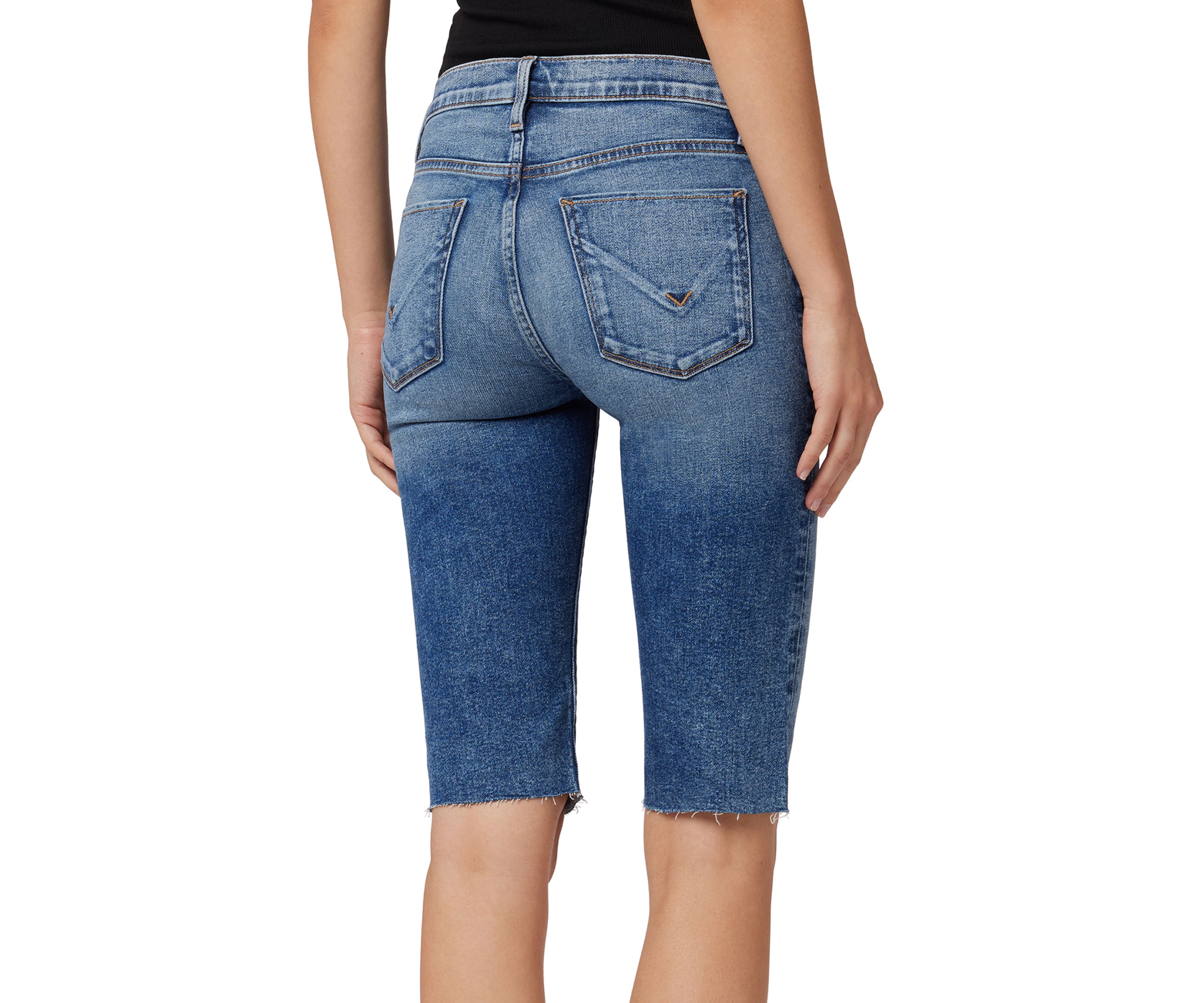Womens Mid Rise Bermuda Shorts