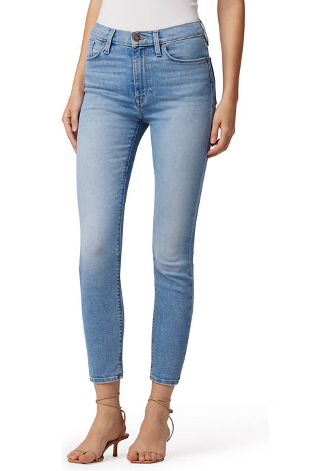 Hudson Womens Barbara High Rise Super Skinny Jeans