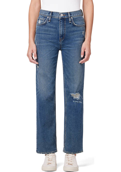 Womens Remi High Rise Straight Ankle Jeans