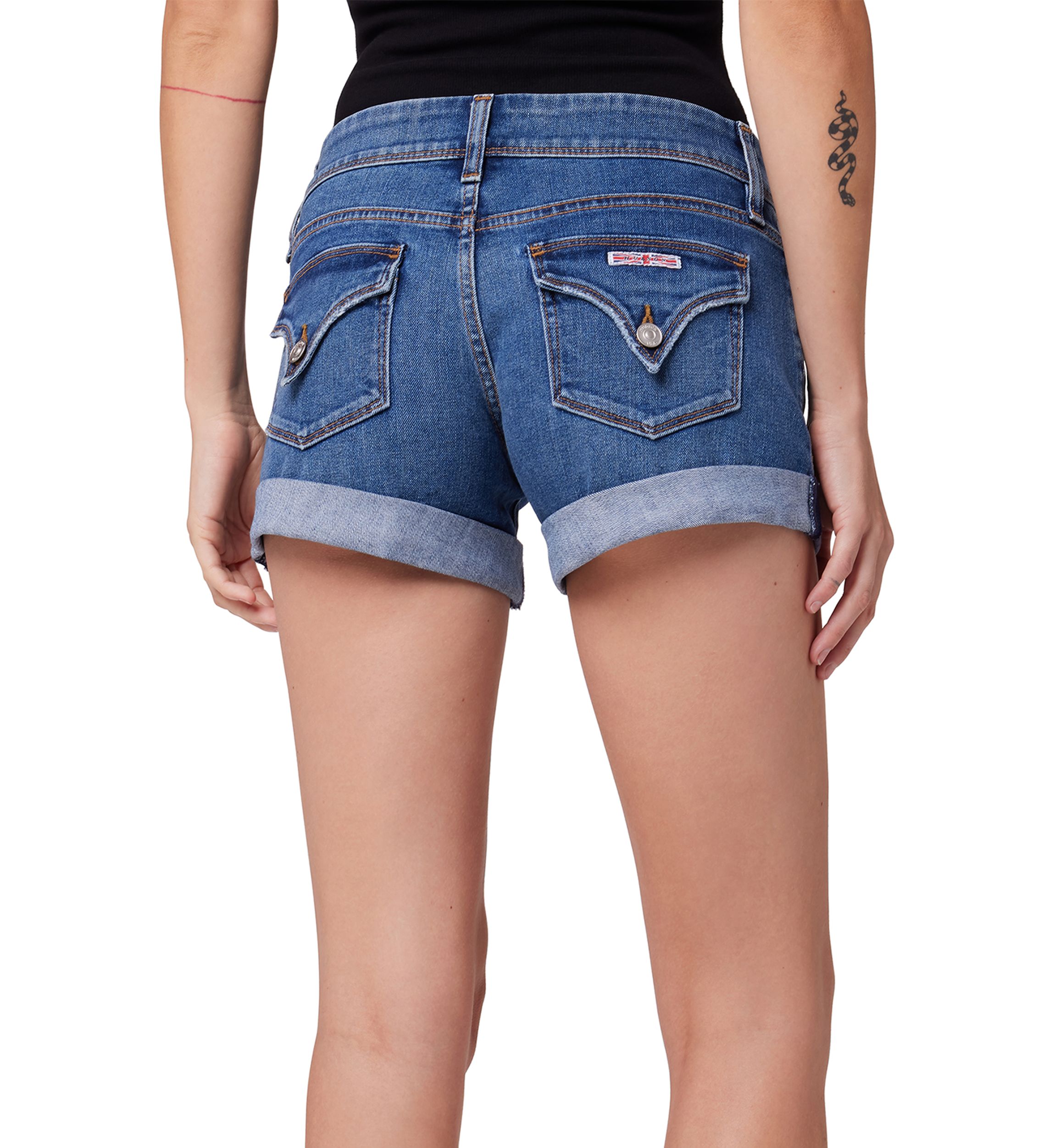 Womens Croxley Mid Rise Roll Cuff Shorts