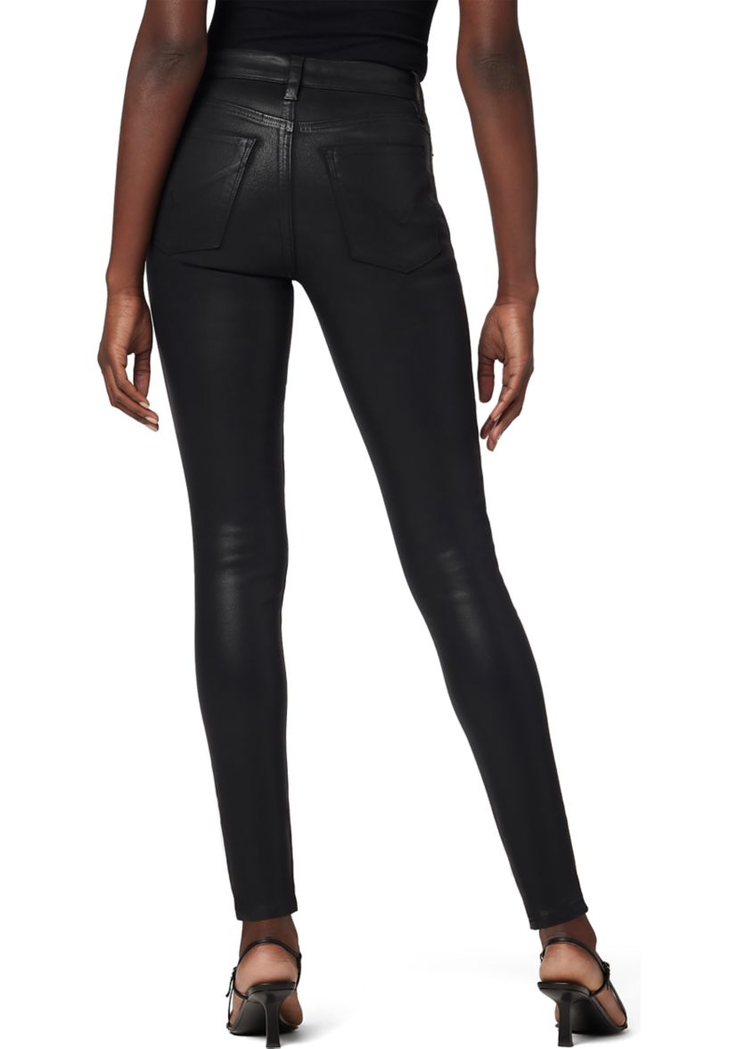 Womens Barbara Coated High Waist Skinny Jeans