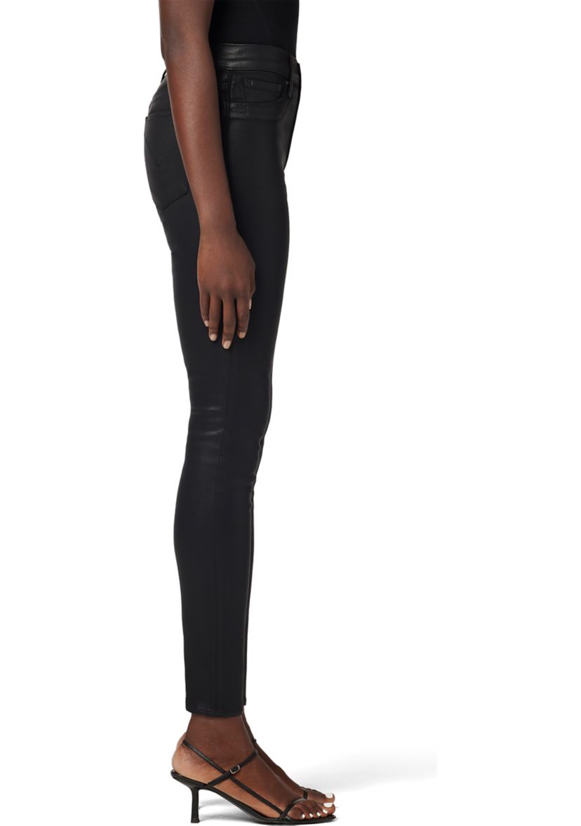 Womens Barbara Coated High Waist Skinny Jeans