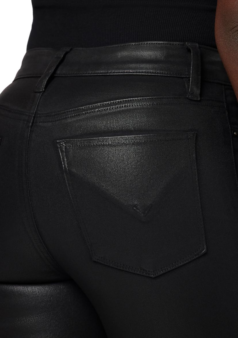Womens Barbara Coated High Waist Skinny Jeans