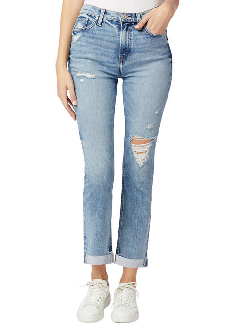 Hudson Holly Cropped Straight Jeans