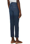 Nico Mid Rise Straight Cropped Jeans