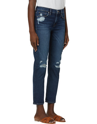 Hudson Nico Mid Rise Straight Cropped Jeans | belk