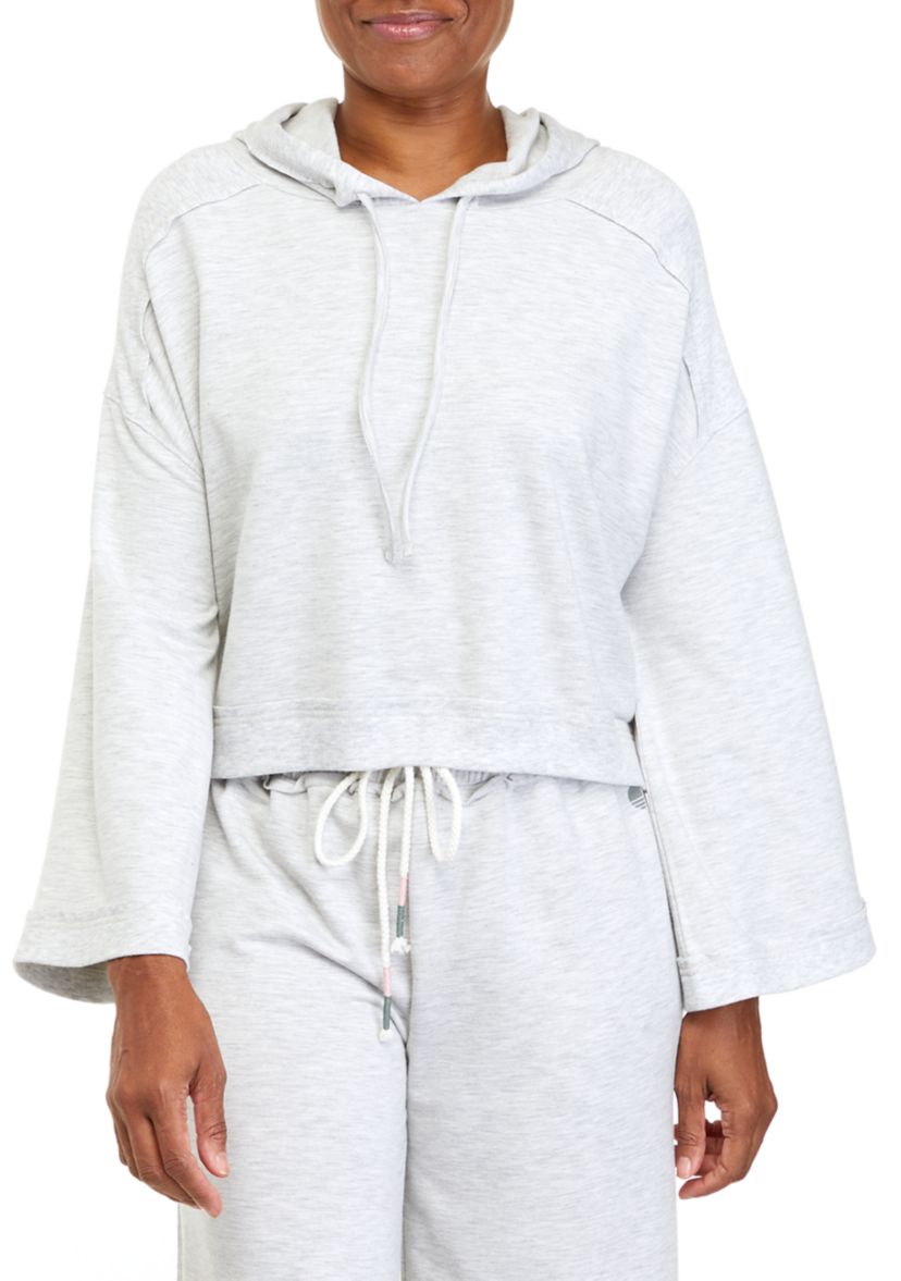 Wide Sleeve Cropped Hoodie 