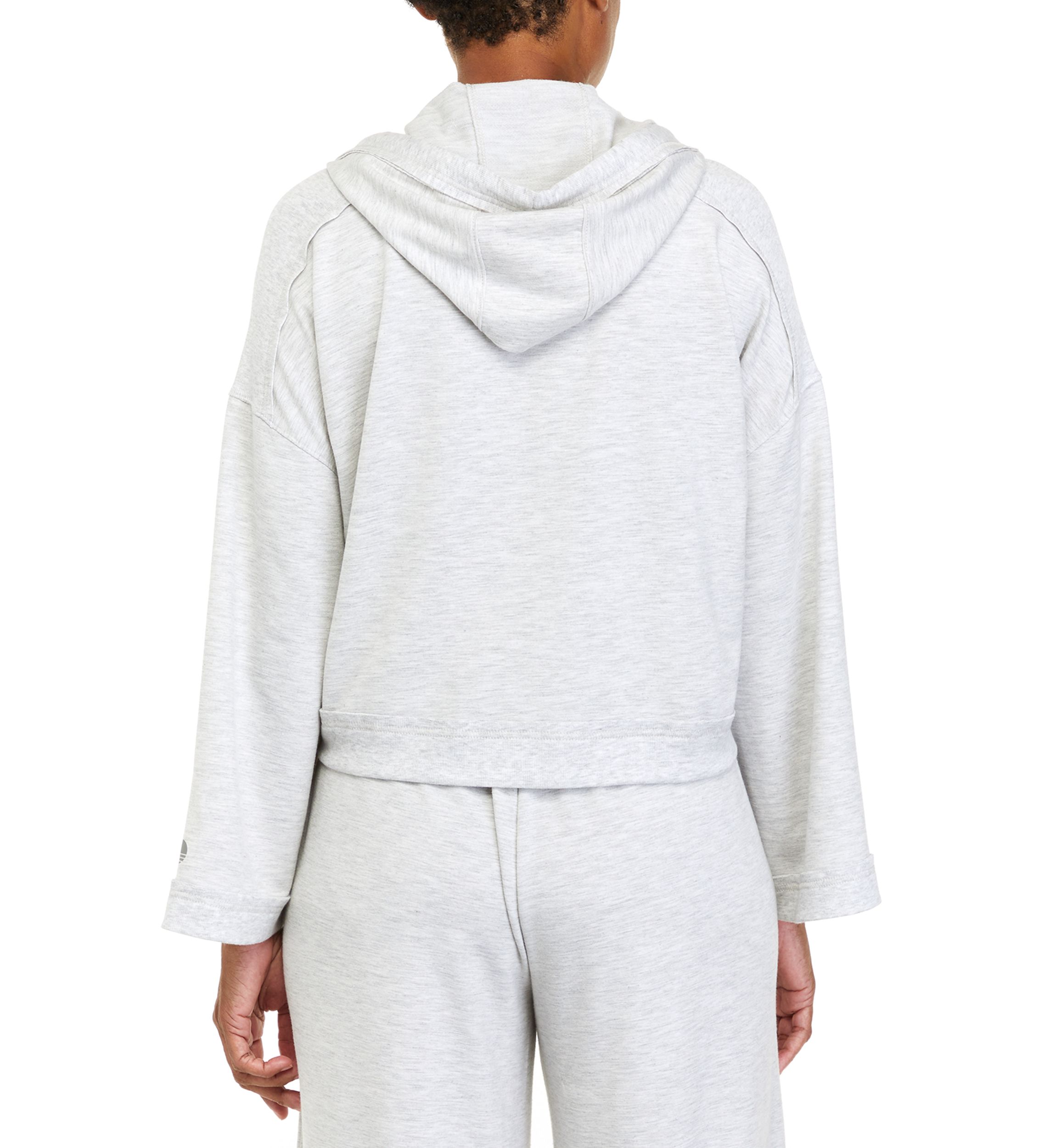 Wide Sleeve Cropped Hoodie 