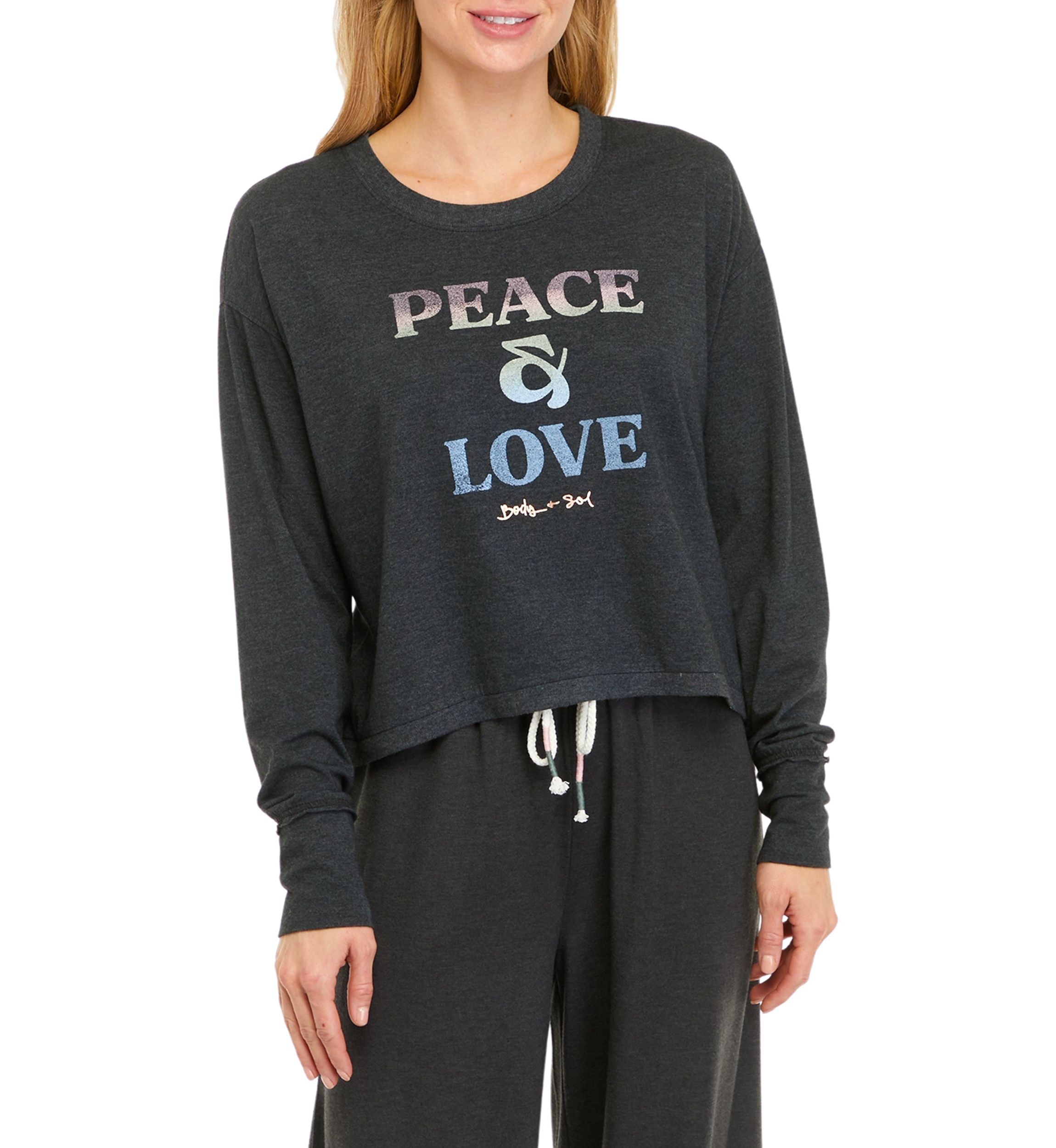 Long Sleeve Boyfriend Graphic T-Shirt