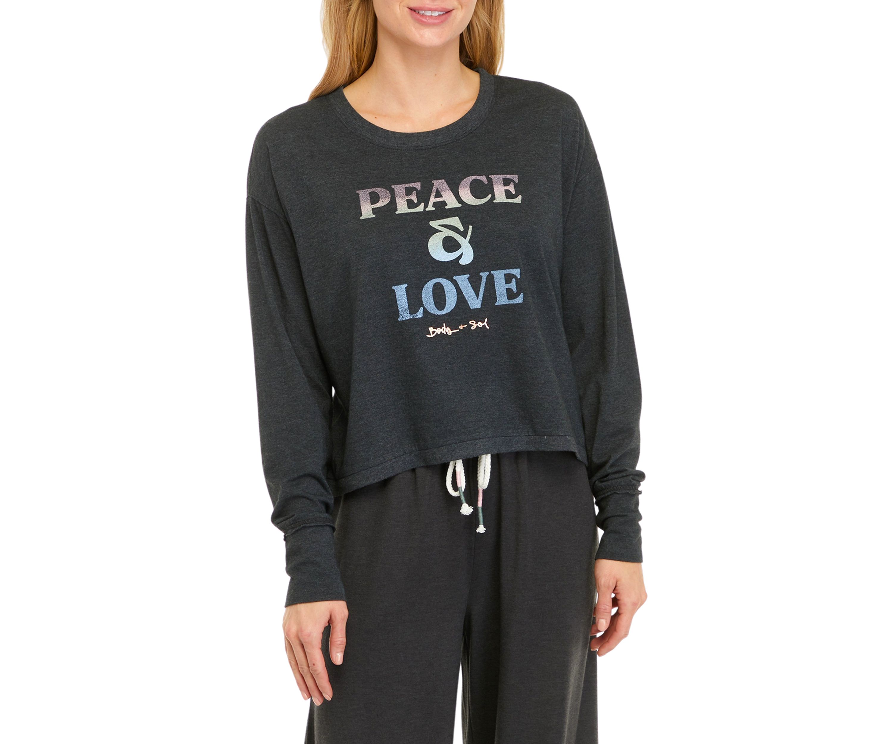 Long Sleeve Boyfriend Graphic T-Shirt