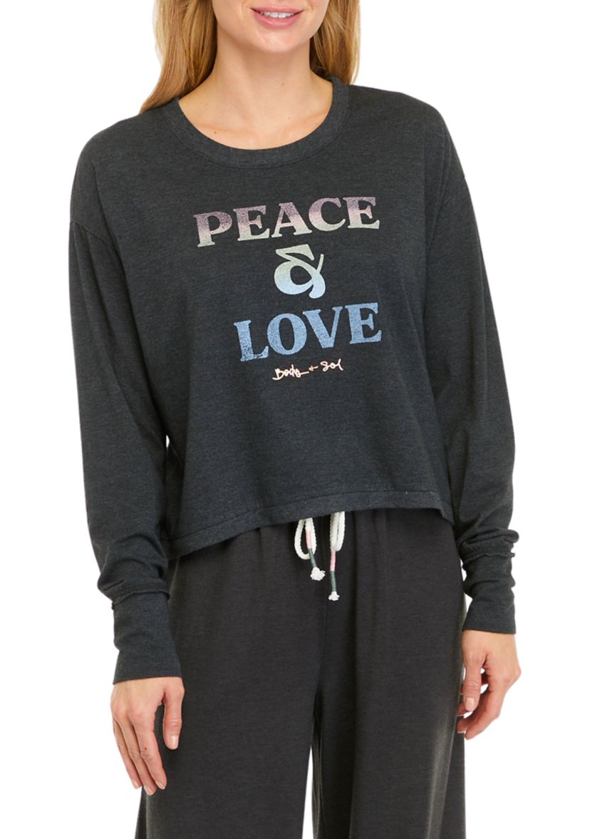 Long Sleeve Boyfriend Graphic T-Shirt