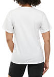 Juniors Short Sleeve Oversized Graphic T-Shirt