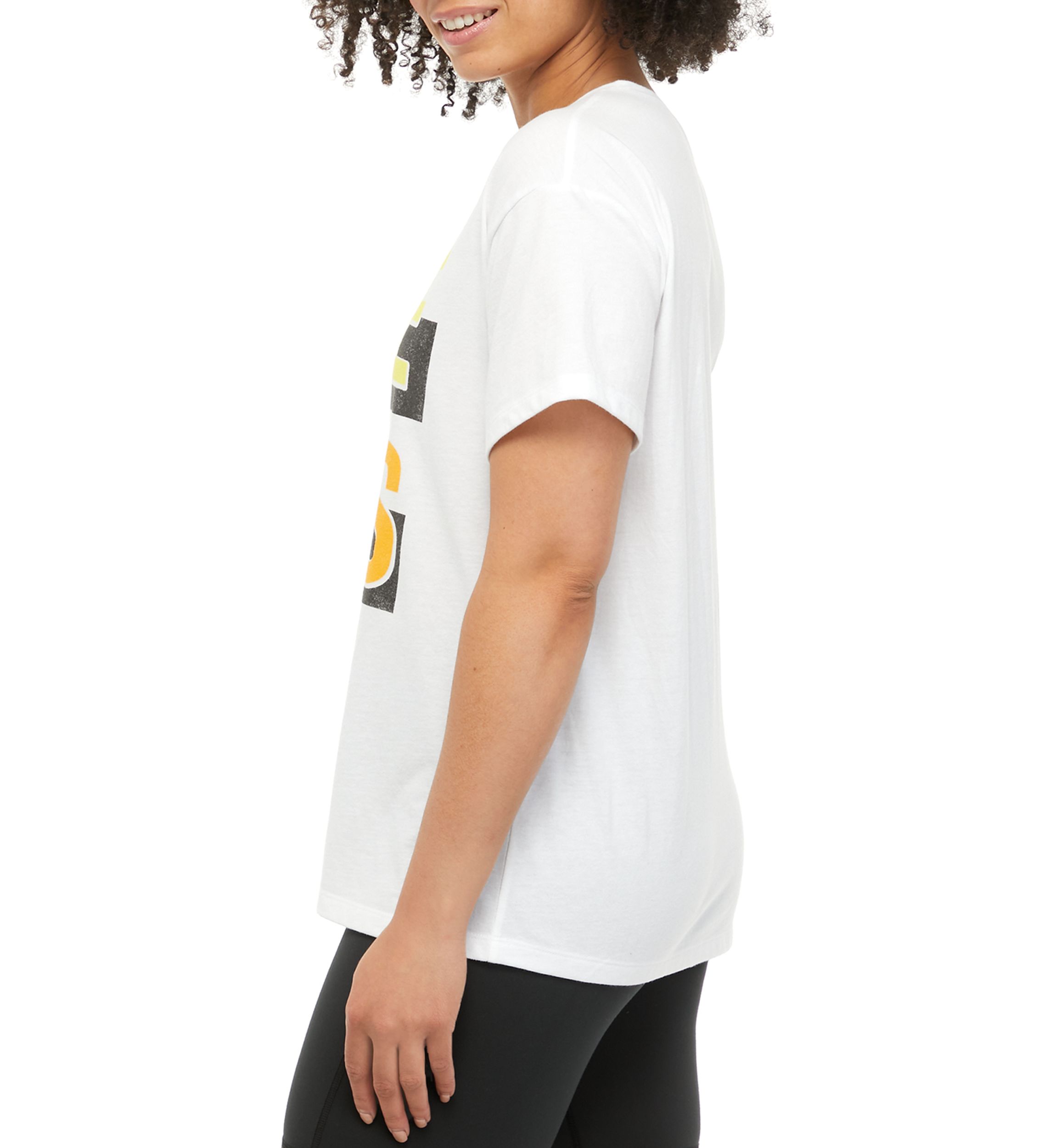 Juniors Short Sleeve Oversized Graphic T-Shirt