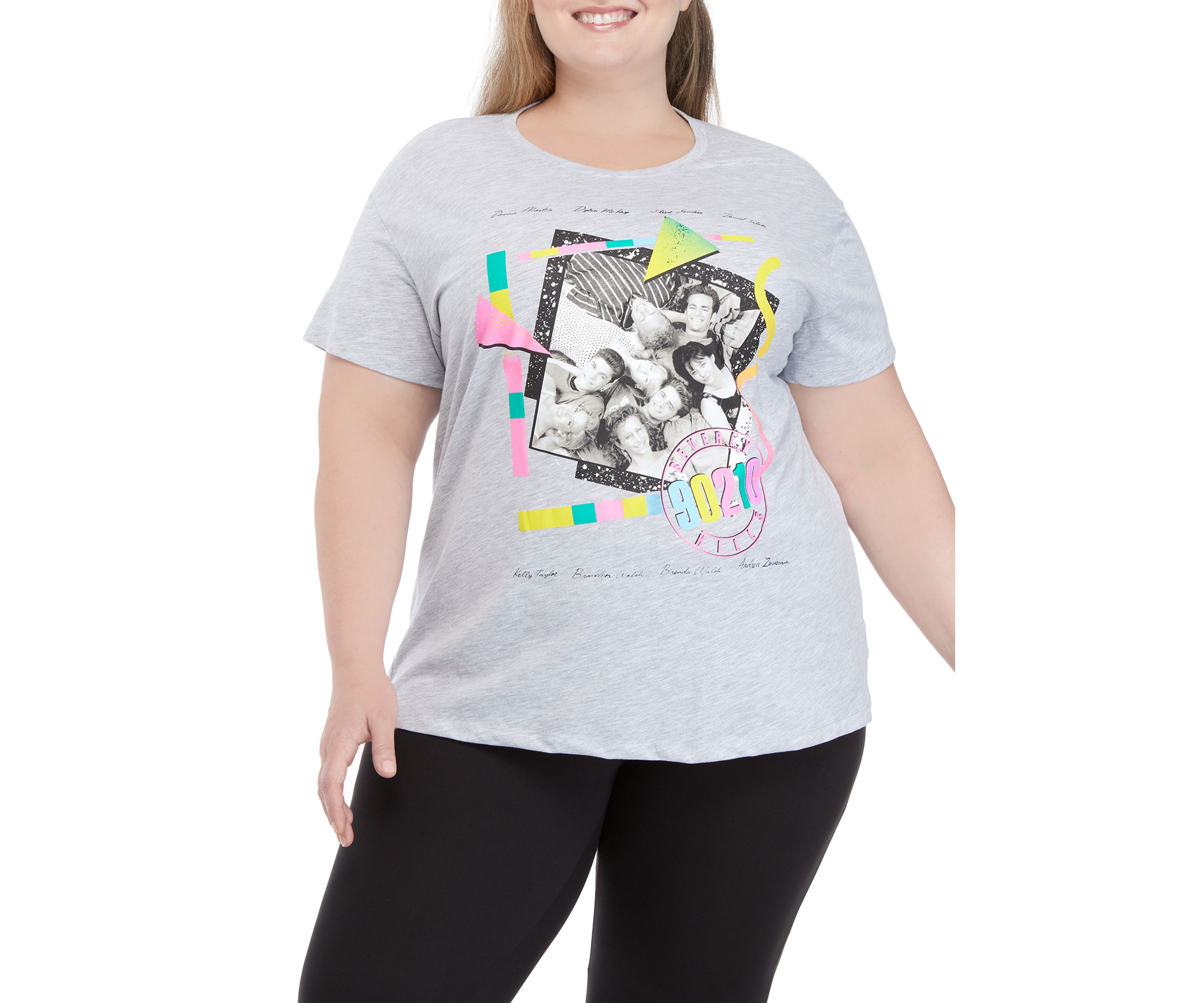 Plus Size Short Sleeve Oversized Graphic T-Shirt 
