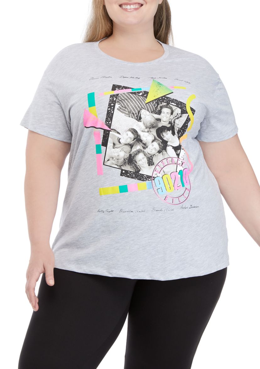 Plus Size Short Sleeve Oversized Graphic T-Shirt 