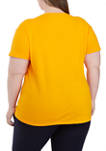 Plus Size Short Sleeve Oversized Graphic T-Shirt